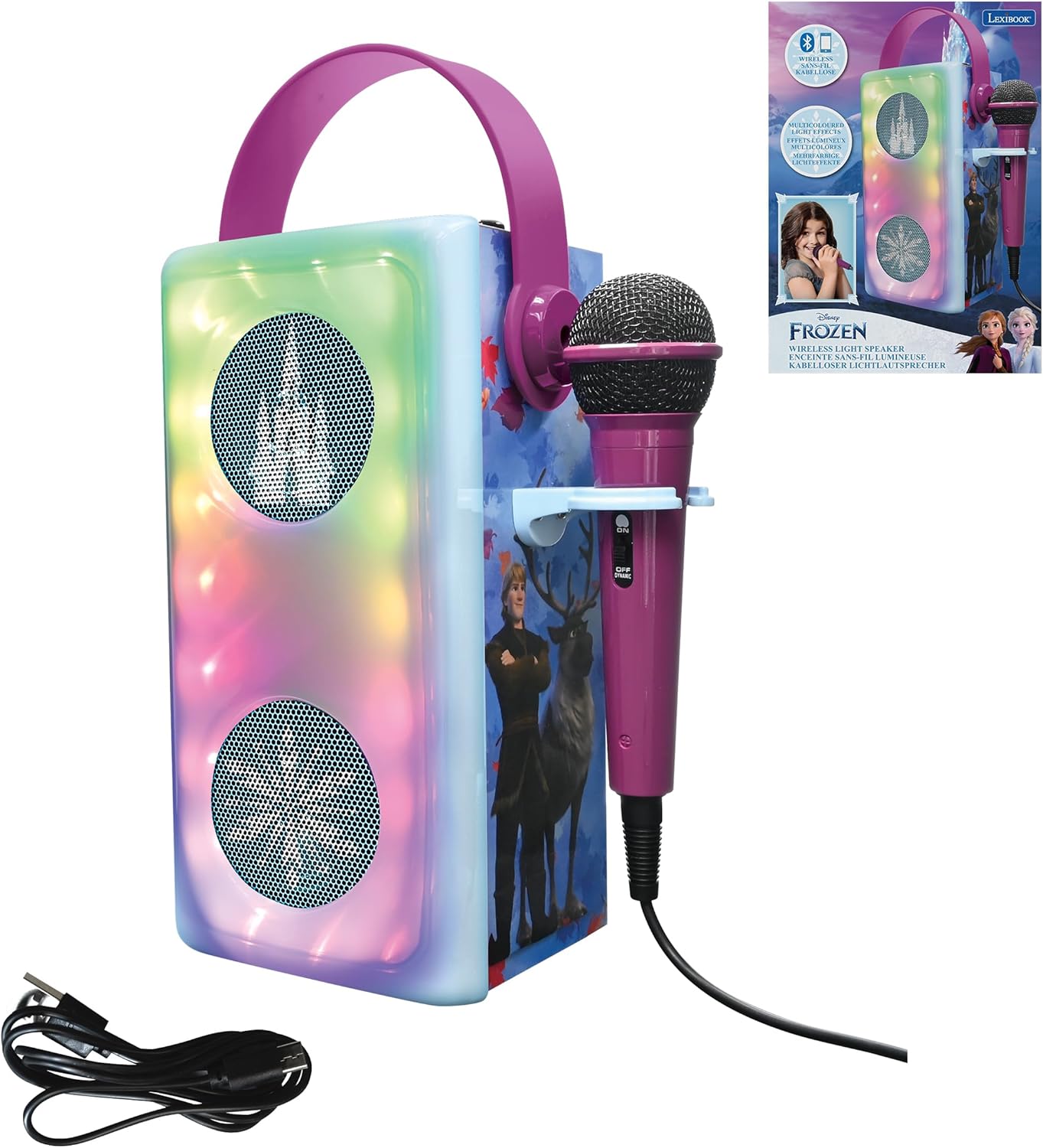 Lexibook Frozen - Altoparlante Bluetooth Wireless, Blu - immagine 1