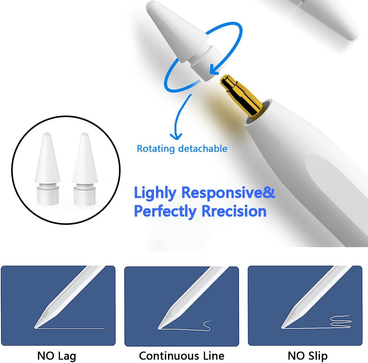 Penna Touch per Apple iPad (2018-2024) - immagine 6