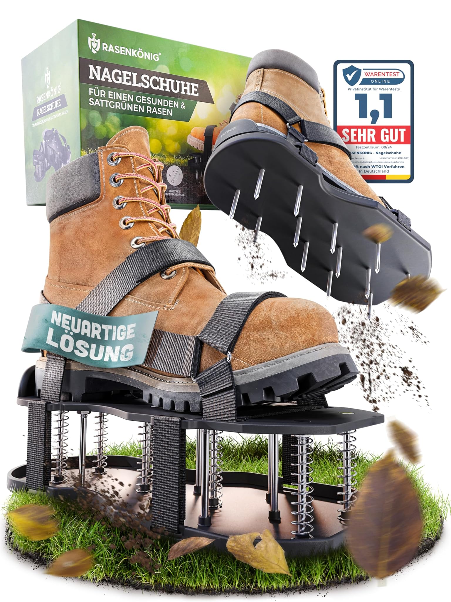 Scarpe per Unghie Pro - Aeratore e Scarificatore Prato