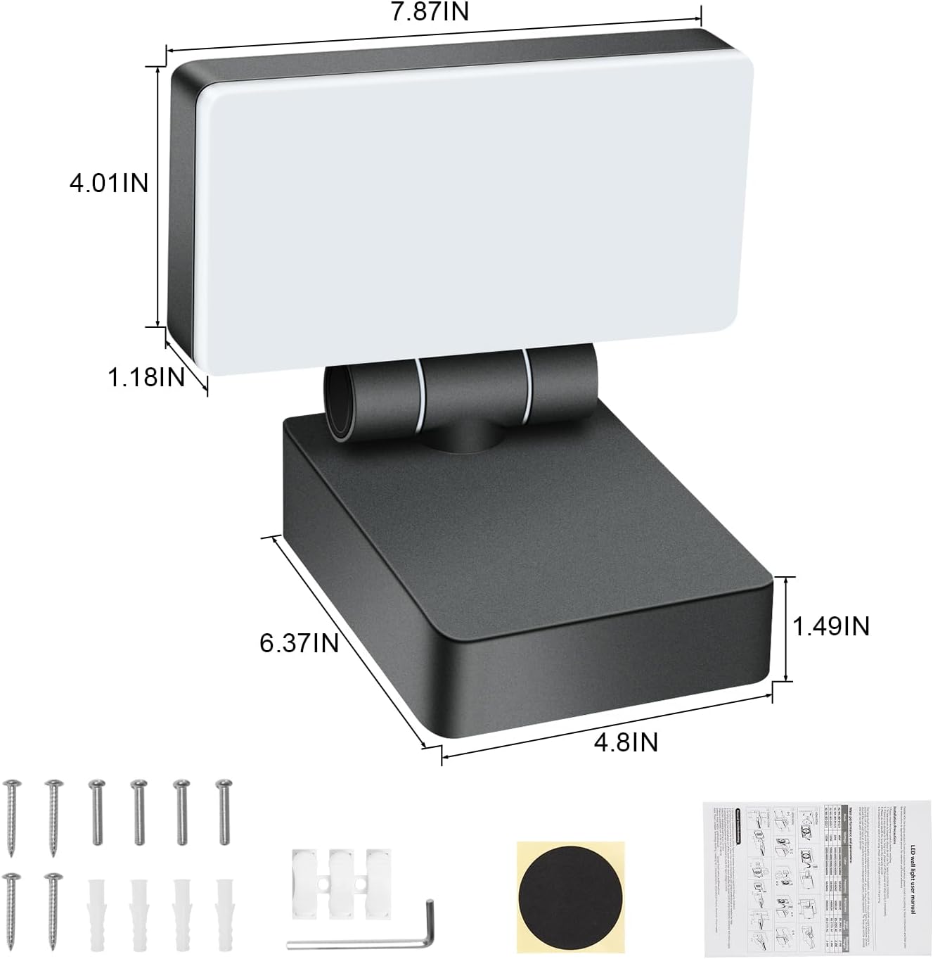 Ledmo Applique LED da Esterno 60W 5000 Lumen - immagine 7