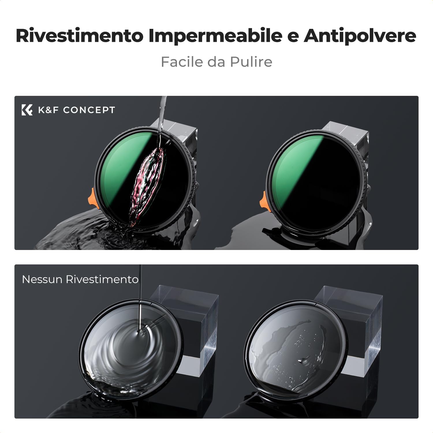 K&f Concept Nano-Xcel 105MM Filtro Variabile ND2-400 - immagine 7