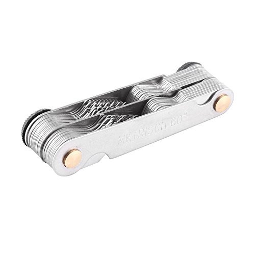 Misuratore di Filettatura 52Pcs - Acciaio Inossidabile