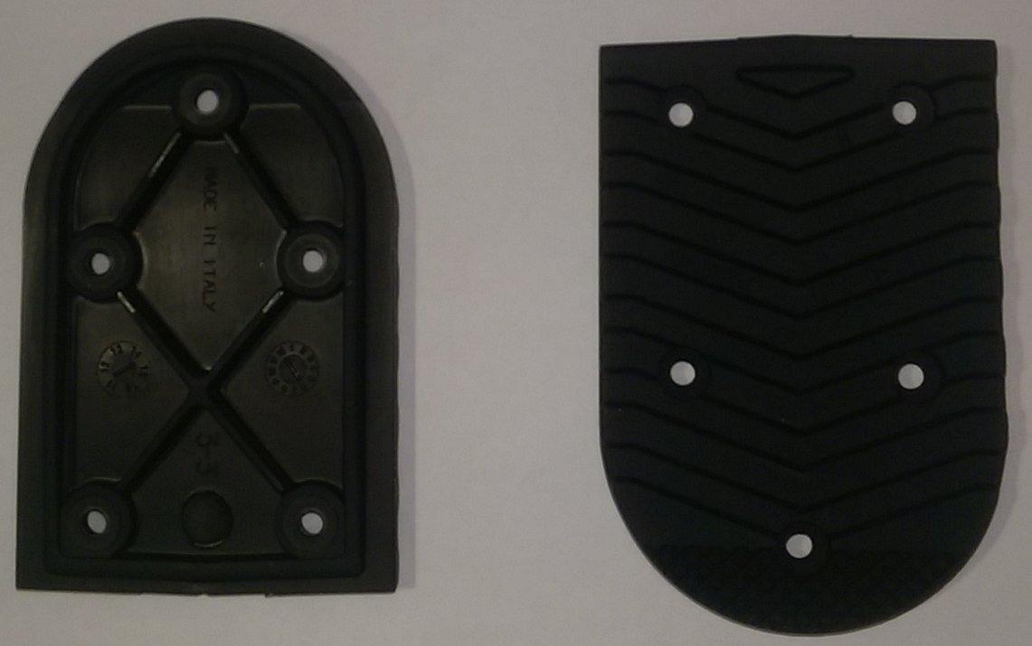 Salomon - Pezzo di ricambio per suola 8mm, Nero