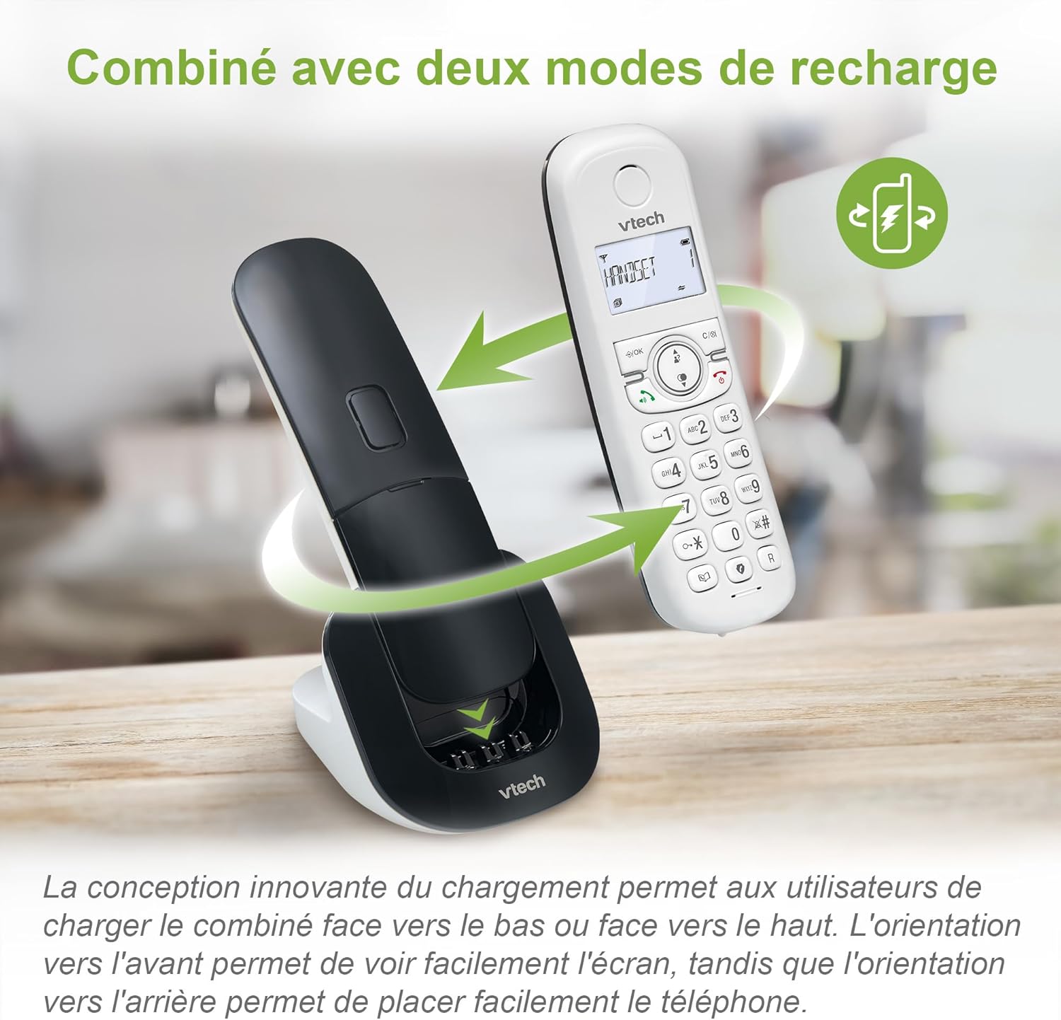 Vtech CS1501 Telefono Senza Fili DECT Due Combinati - immagine 2