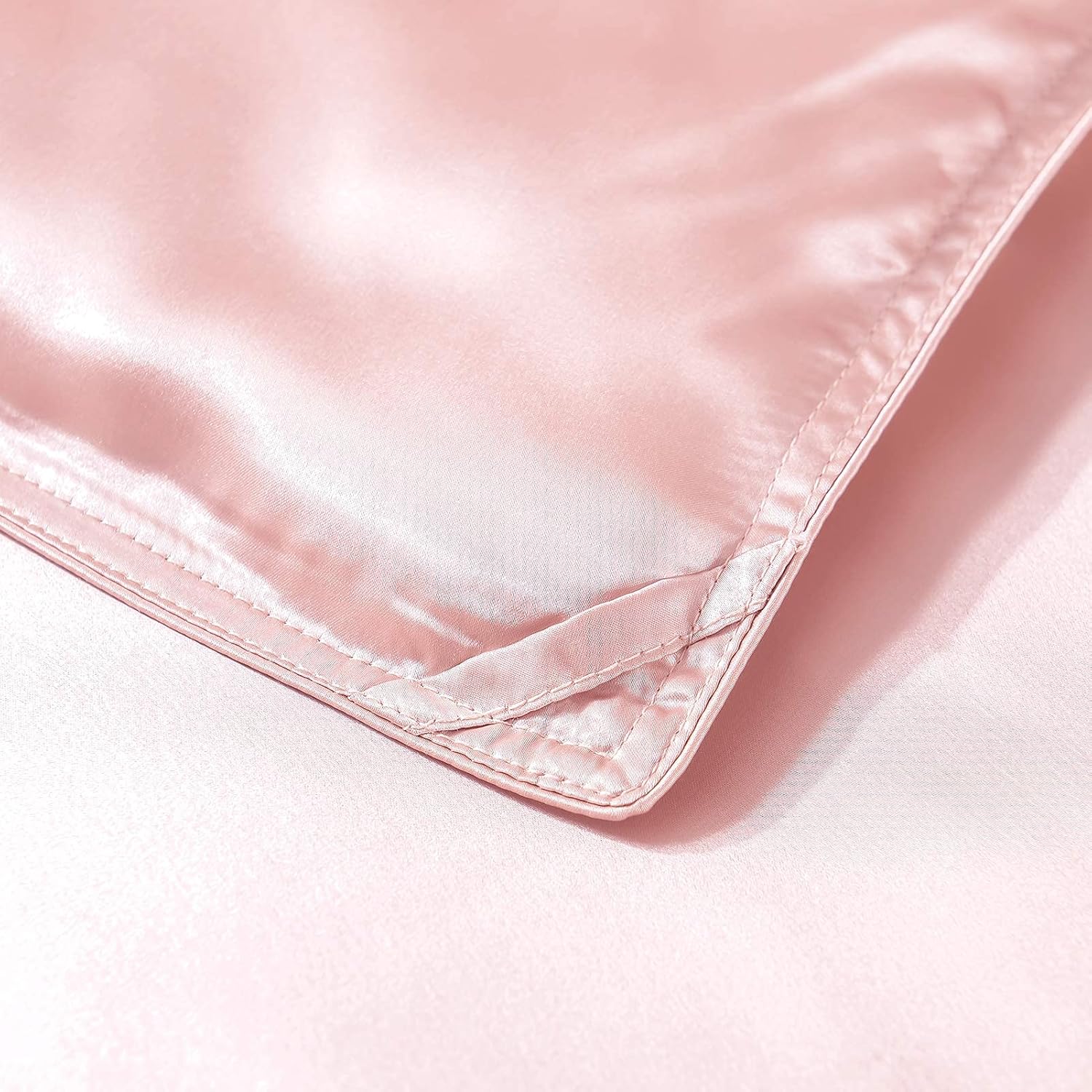 Thxsilk - Coperta Morbida 100% Seta di Gelso, Rosa - immagine 5