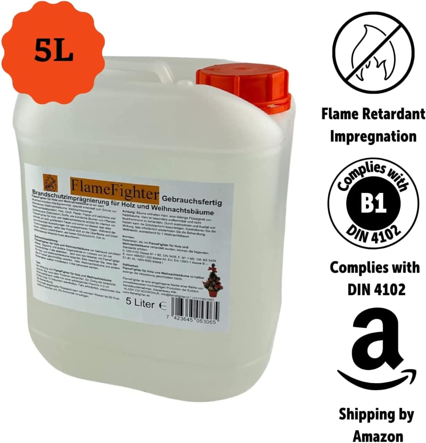 FlameFighter - Impregnazione Antincendio 5 Litri - immagine 2