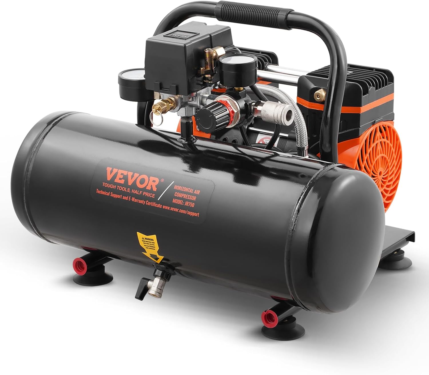 Vevor Compressore d'Aria Silenzioso 7,57L 8 Bar