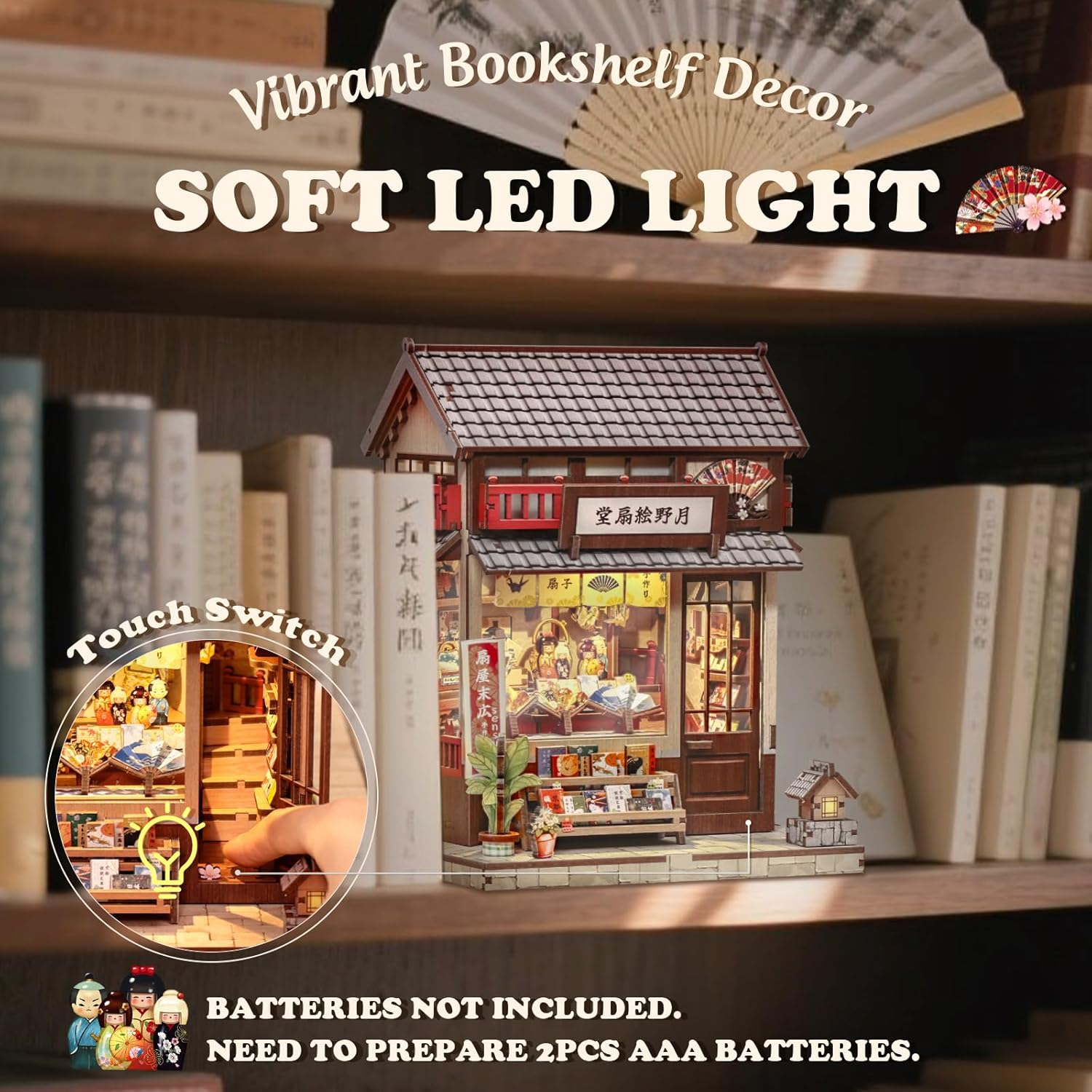 Cutefun Book Nook Kit DIY in Miniatura - Tsukino Eogi-dou - immagine 3