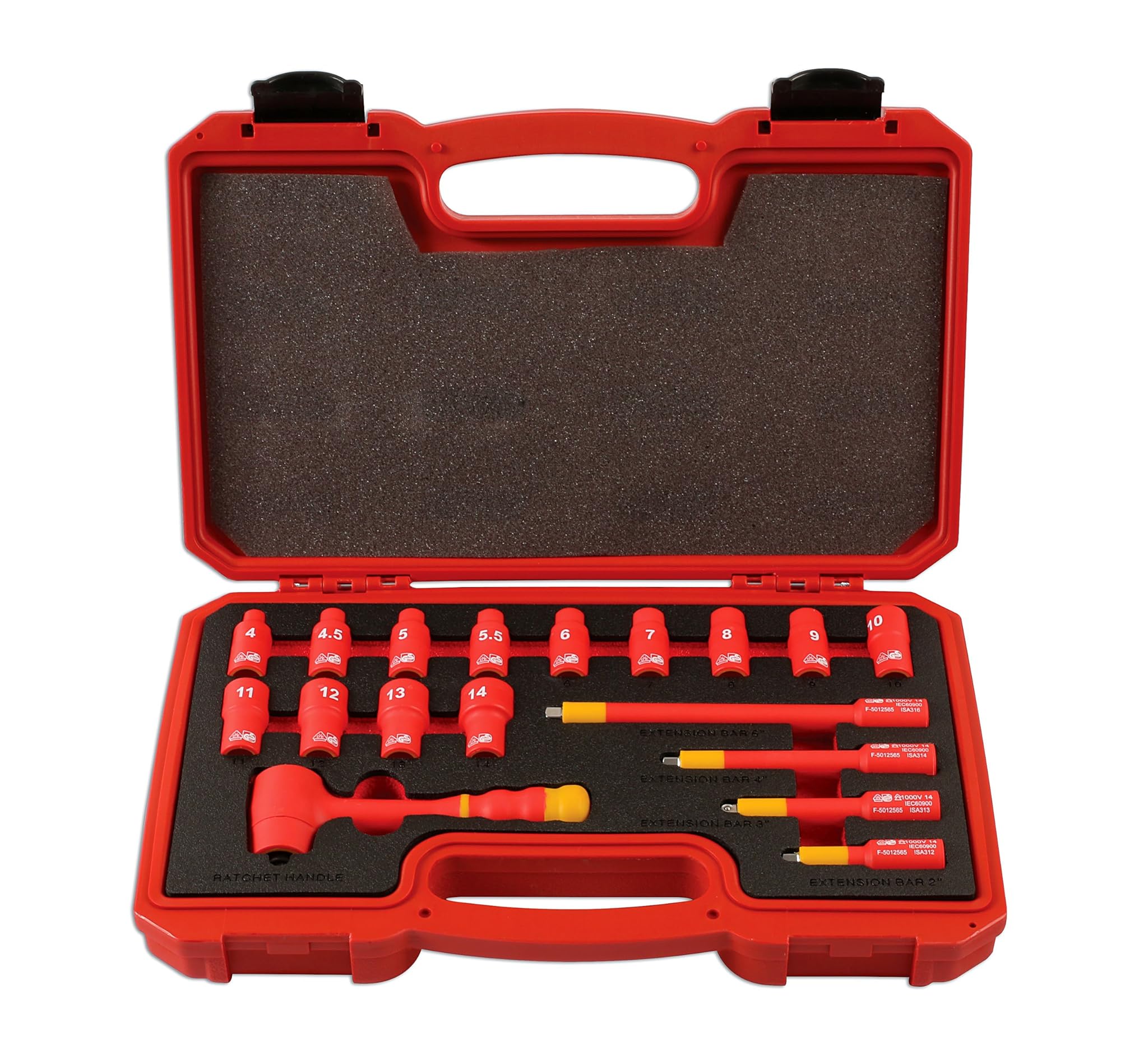 Laser Isolato 6145-Chiave a Bussola, 1/4 ", Confezione da 18