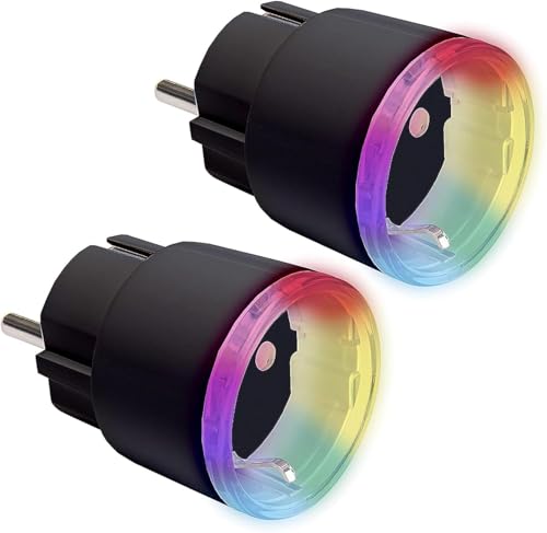 Shelly Plus Plug S - Presa Intelligente Wi-Fi (2 Pezzi), Nero