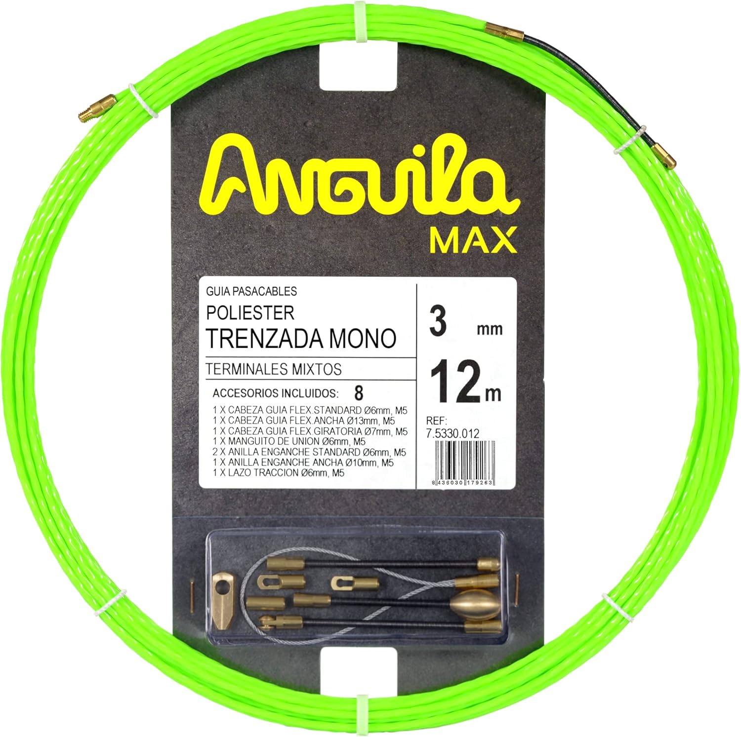 Anguila Max - Guida Passacavi Monofilamento 12 Metri
