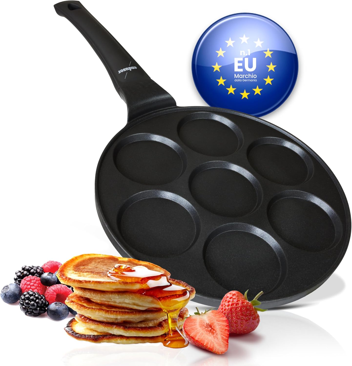 Endusor Padella Pancake a Induzione Ø26cm Antiaderente