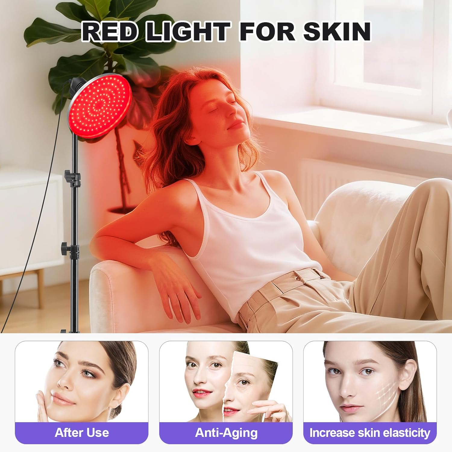 Lampada Infrarossi LED Luce Rossa 660nm - immagine 3