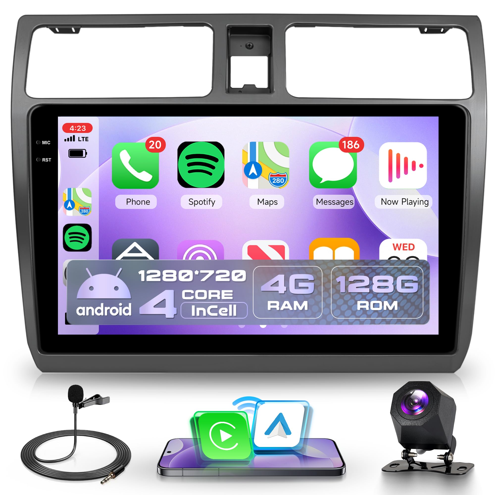 Autoradio Android 10.1" per Suzuki Swift (2003-2010)