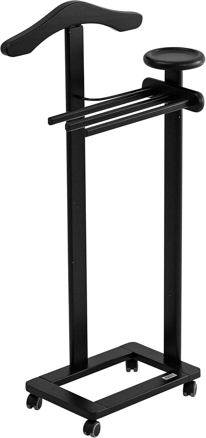 Arredamenti Italia Indossatore ANTIMO in Legno, Nero