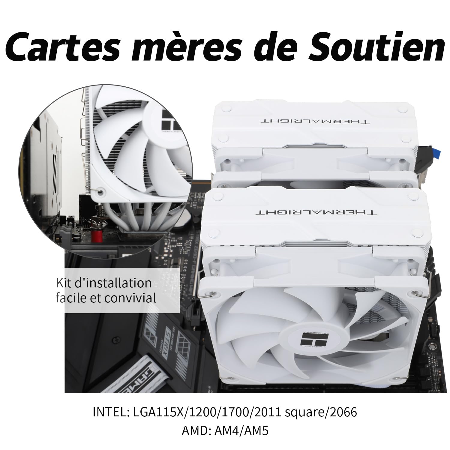 Tr Peerless Assassin 120 White - Air Cooler CPU - immagine 5