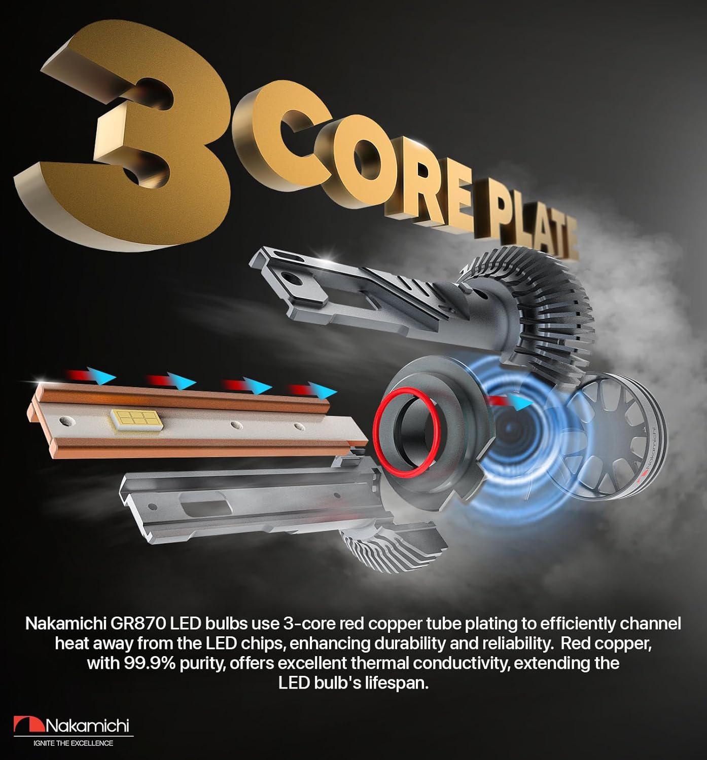 Nakamichi Lampadine LED GR870 Series D2 D4 (2 pz) - immagine 3