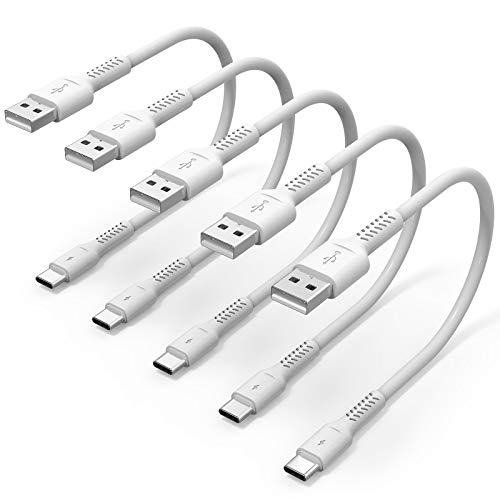 Cavo USB Type-C Corto 30cm 5 Pezzi - Ricarica Rapida 3A