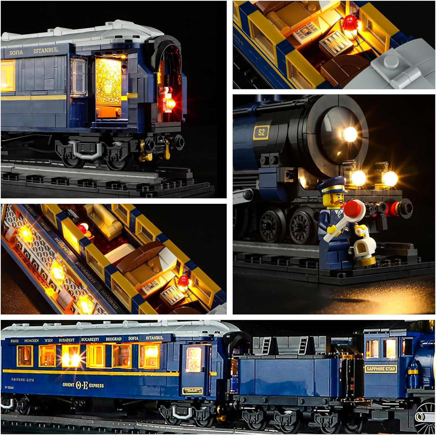 Lightailing Set Luci LED per Lego-21344 Orient Express - immagine 4