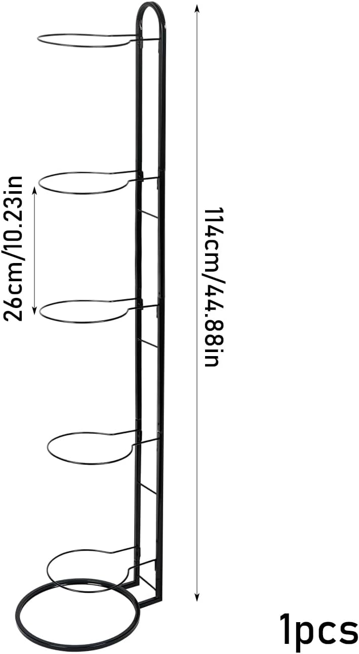 Xiaqica Rastrelliera Porta Palloni Verticale 5 Strati - immagine 3
