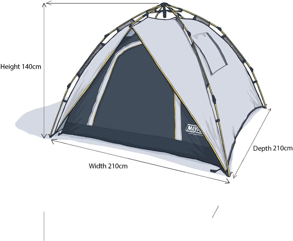 Maypole Mp9548 Tenda Automatica 2 Posti Letto - immagine 7