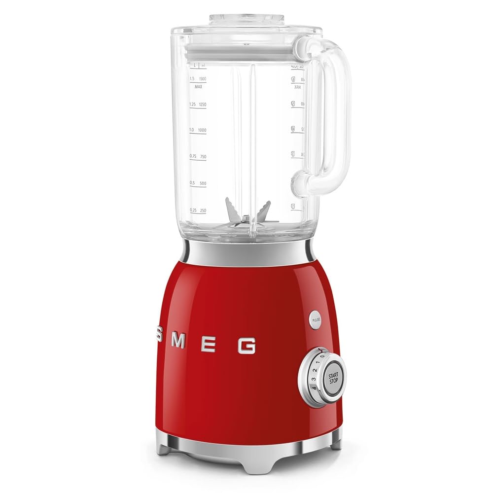 Smeg Frullatore da Tavolo BLF03RDEU 1,5 L, Rosso