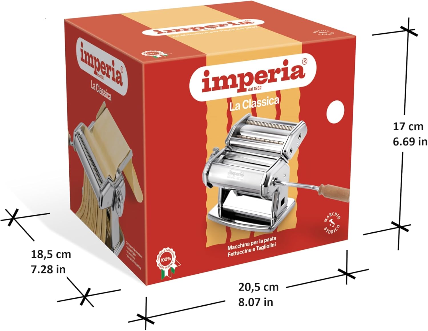 Imperia IPasta Linea Classica - Macchina Pasta Fresca, Argento - immagine 7