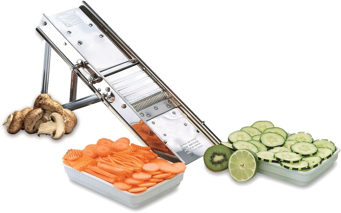 Bron D454 mandolino, per Verdure, regolabile - immagine 2