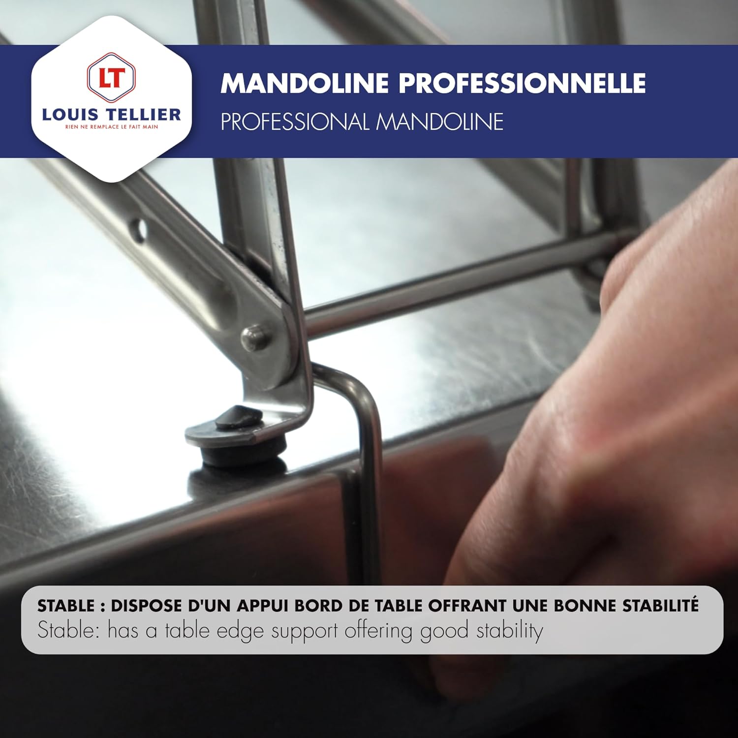 Bron D454 mandolino, per Verdure, regolabile - immagine 6