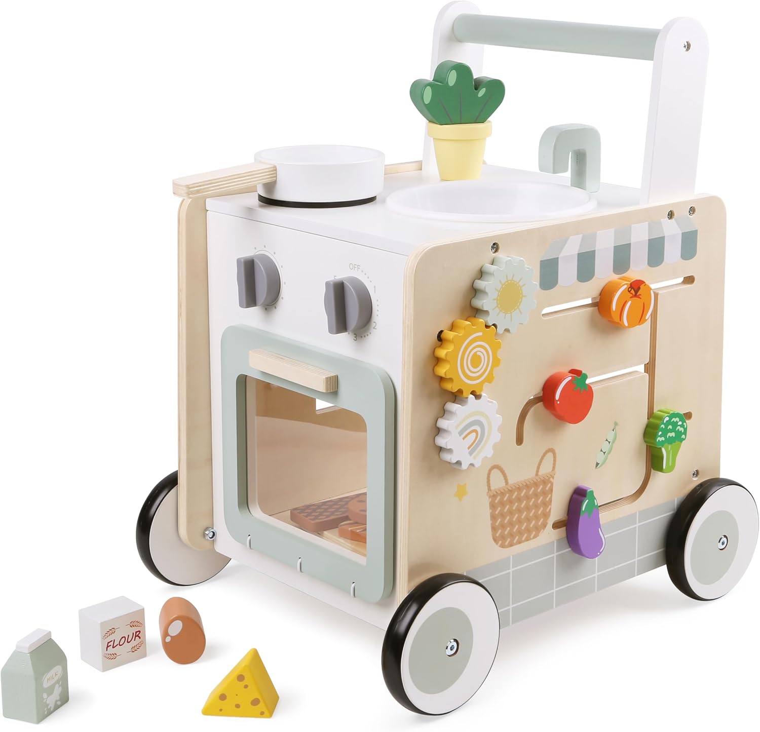 Bayer Chic 2000 - Girello in Legno con Cucina Giochi - immagine 1