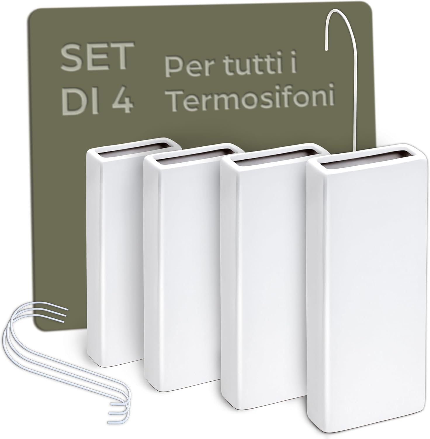Umidificatore Termosifoni in Ceramica - Set 4 - immagine 1