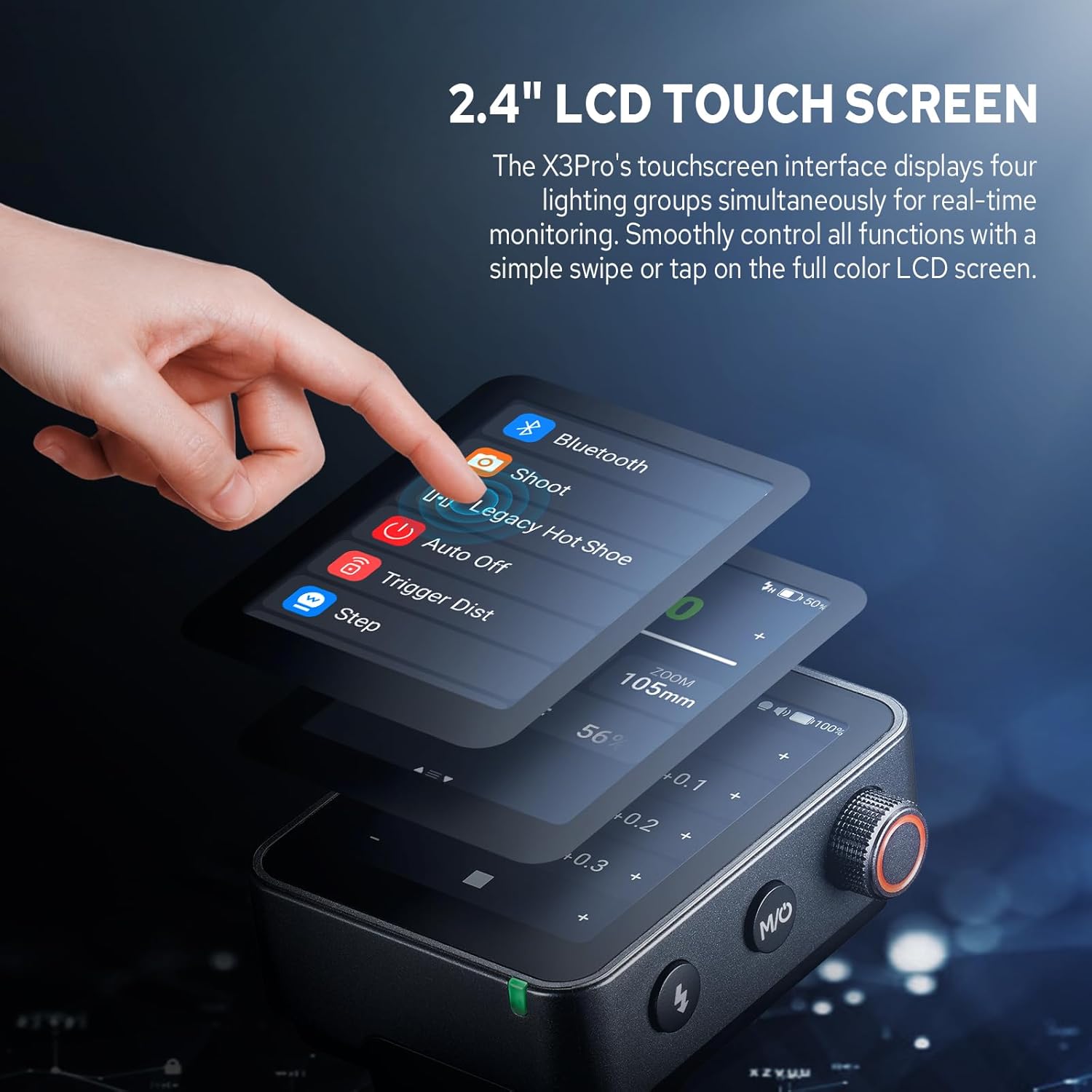 Godox X3Pro F - Trigger Flash TTL Wireless per FUJI - immagine 3