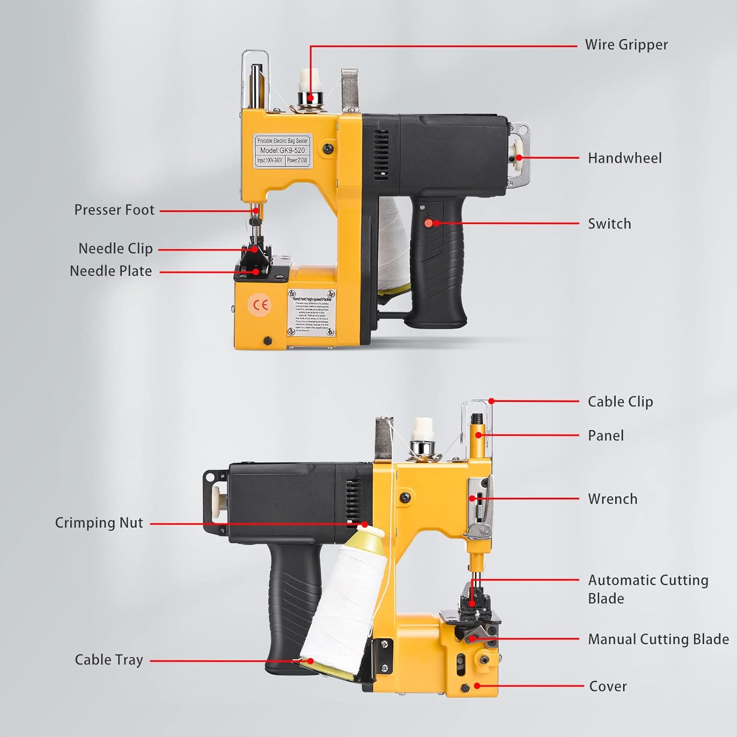 Yontwe Macchina da Cucire Sacca Portatile - immagine 5