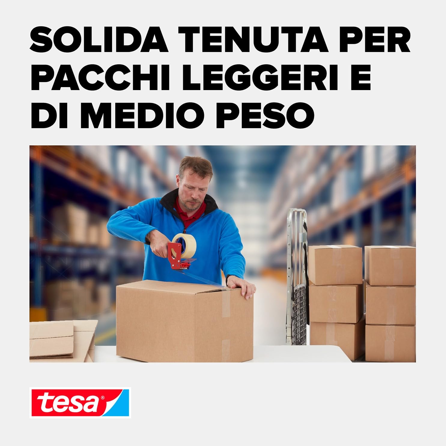 Tesapack 4024 Universal PP - Nastro per Pacchi Trasparente - immagine 5