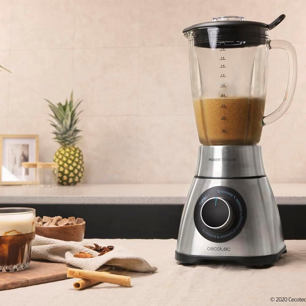 Cecotec Frullatore Power Black Titanium 2000MAX 1.8L - immagine 2