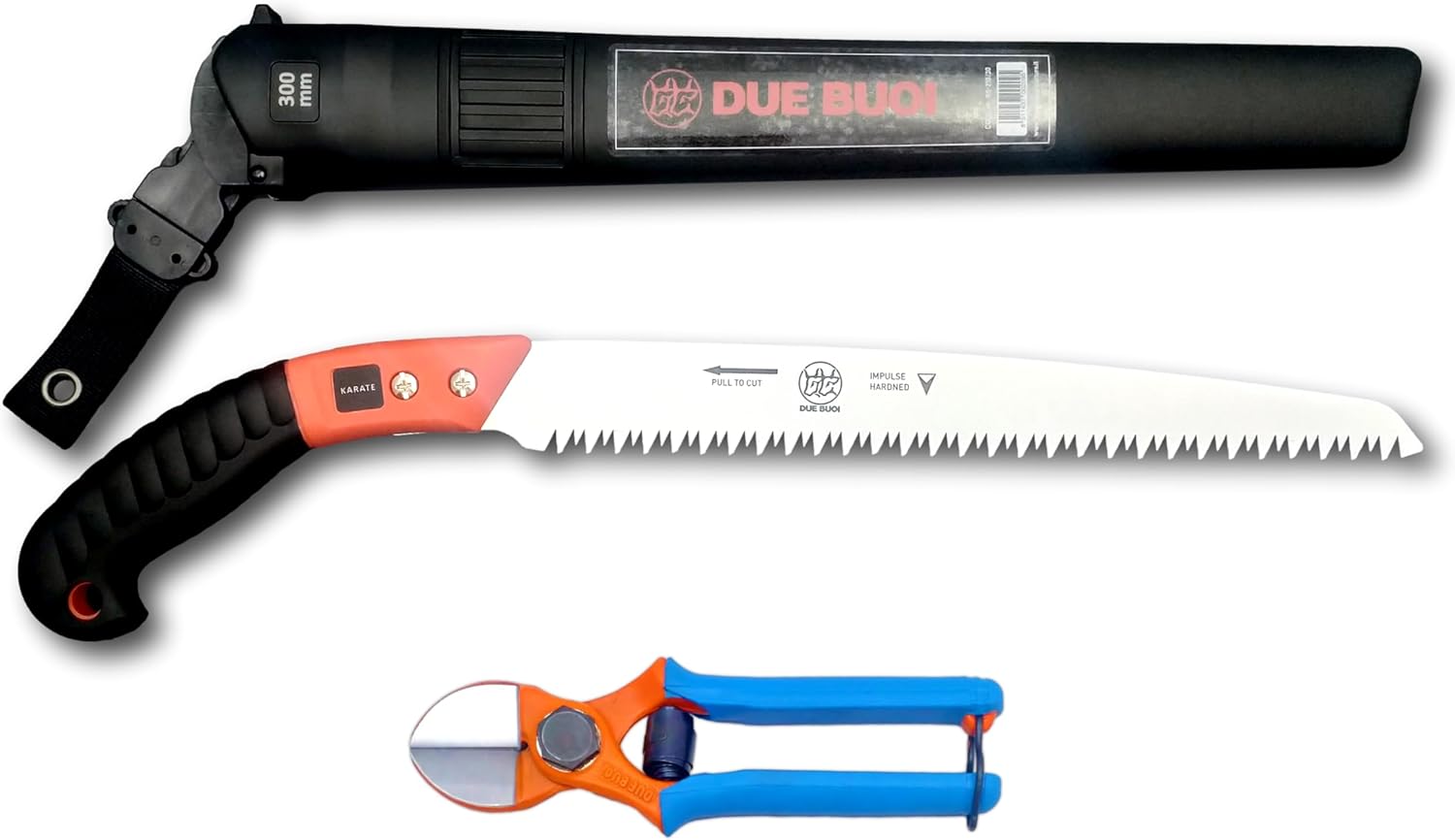 KIT Due Buoi Forbice Forgiata Doppio Taglio e Seghetto - immagine 1