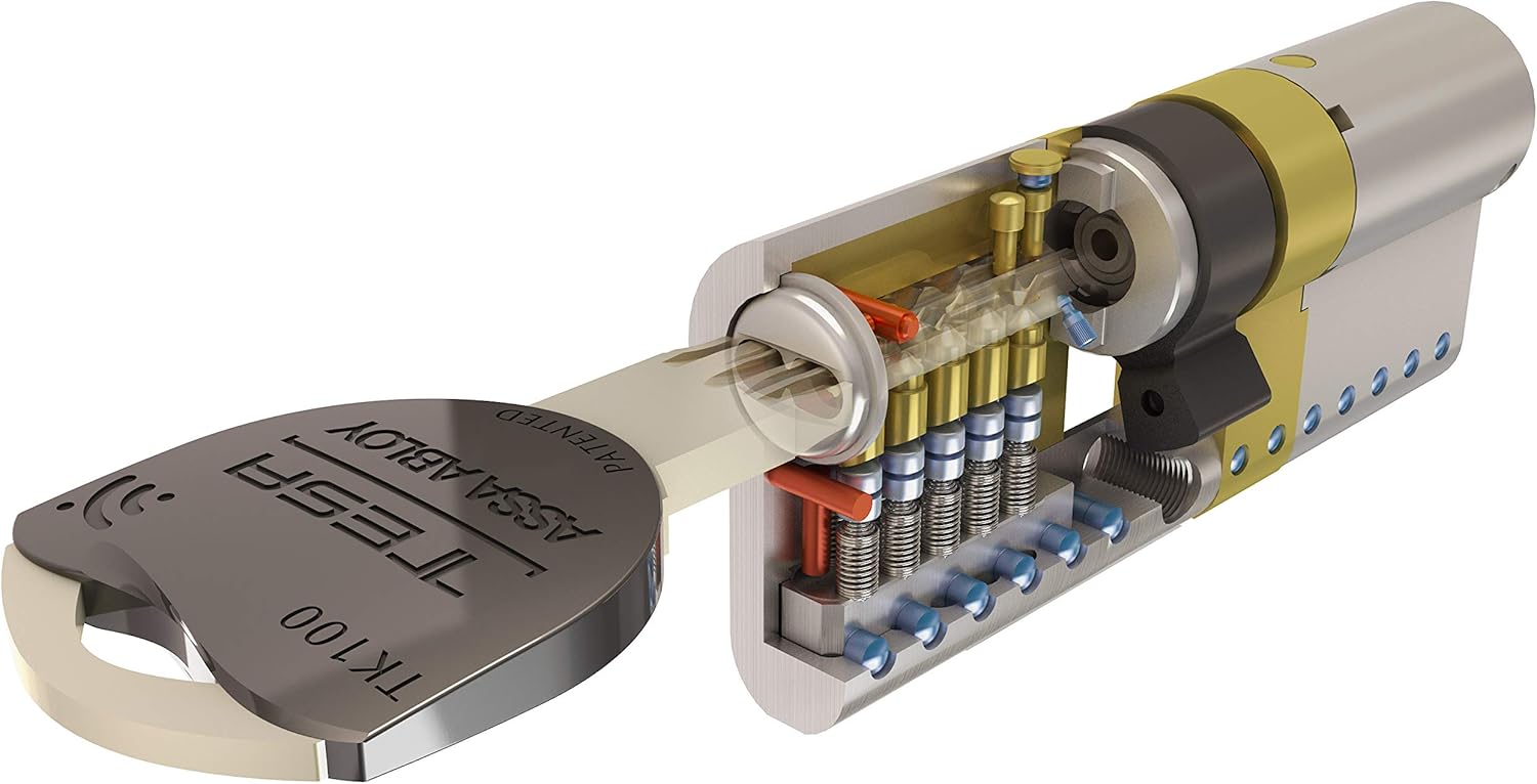 Tesa Assa Abloy TK1B3040N Cilindro Alta Sicurezza TK100 - immagine 3