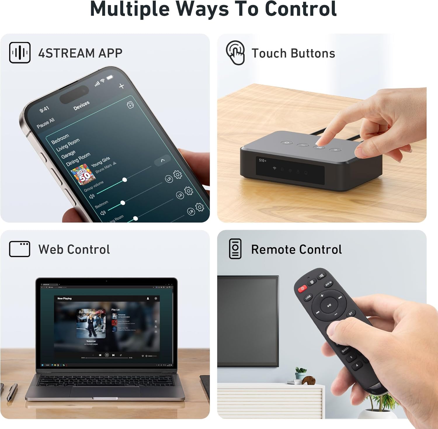 Arylic S10+ Ricevitore Audio Multiroom con SPDIF - immagine 6