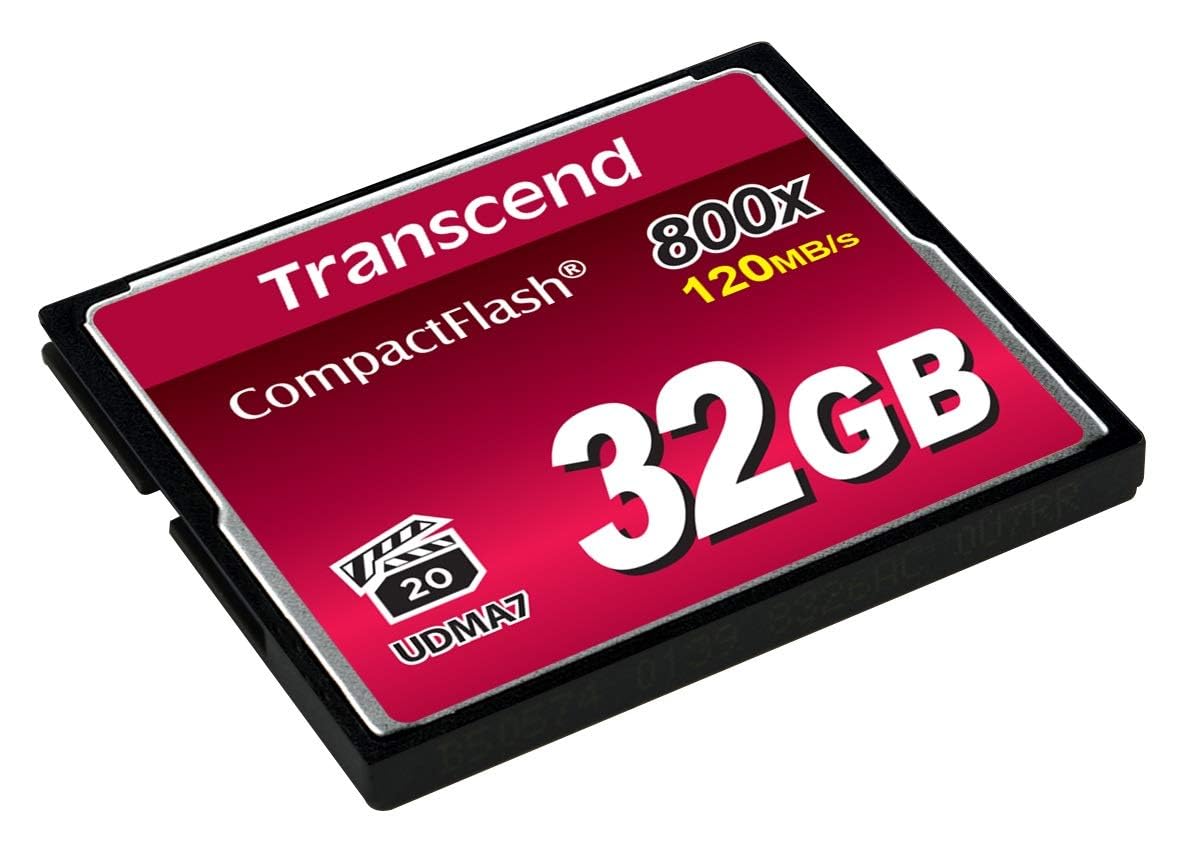Transcend Compact Flash 800x TS32GCF80 Scheda di Memoria, 32 GB