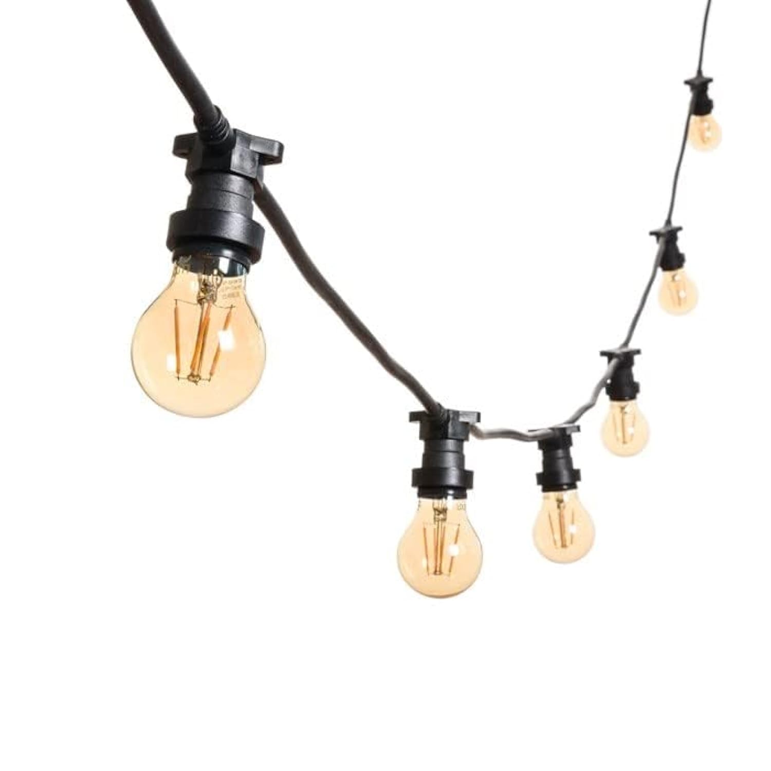 M Mu Catena Luminosa Esterno 10M E27, NERO