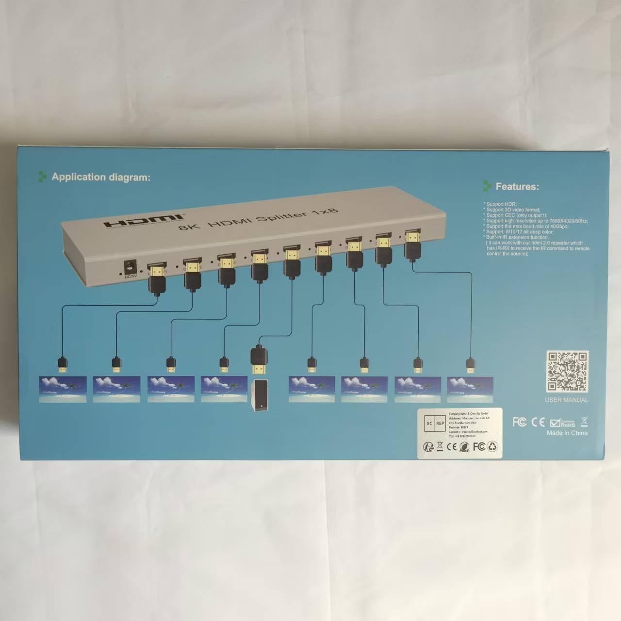 Splitter HDMI 1x10 8K 60HZ - immagine 3