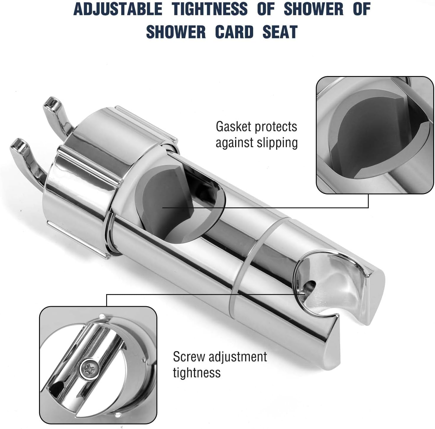 Vinabo Supporto Soffione Doccia Senza Foratura - immagine 6