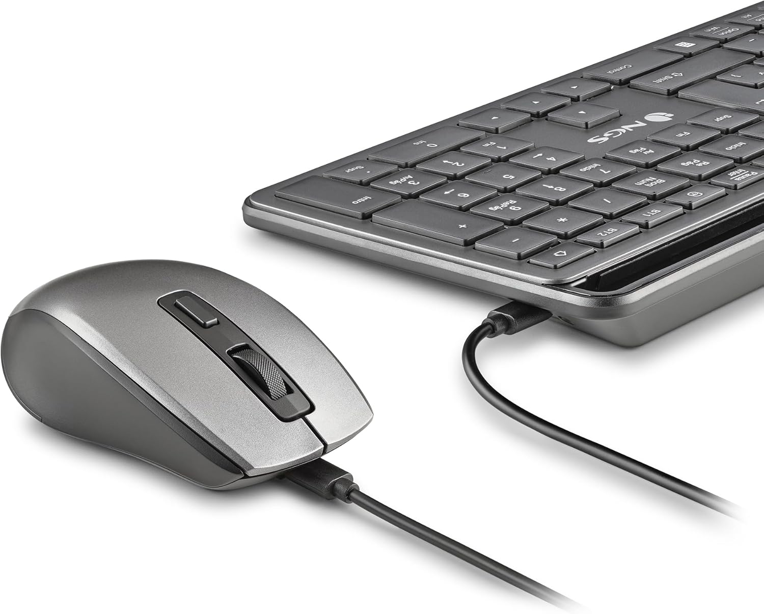 Ngs Eclipse Kit - Mouse e Tastiera Ricaricabile Silenziosa - immagine 8