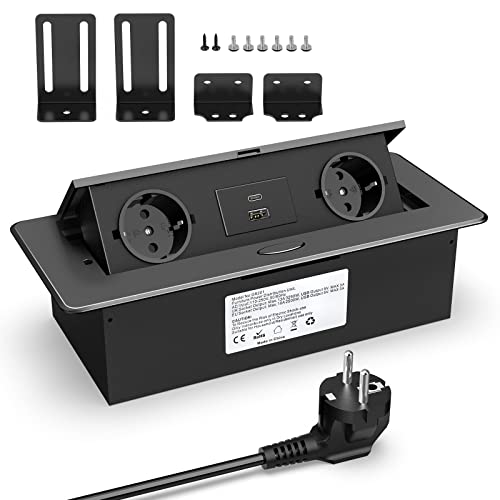 Ciabatta Elettrica a Scomparsa da Tavolo USB C PD20W