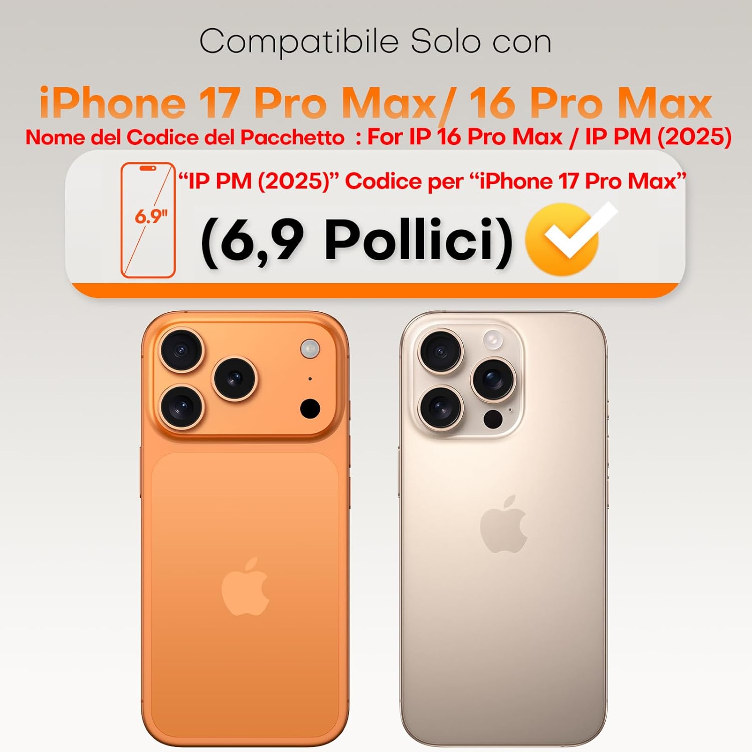 Tocol Privacy Pellicola Vetro Temperato per iPhone 17 Pro Max - immagine 2