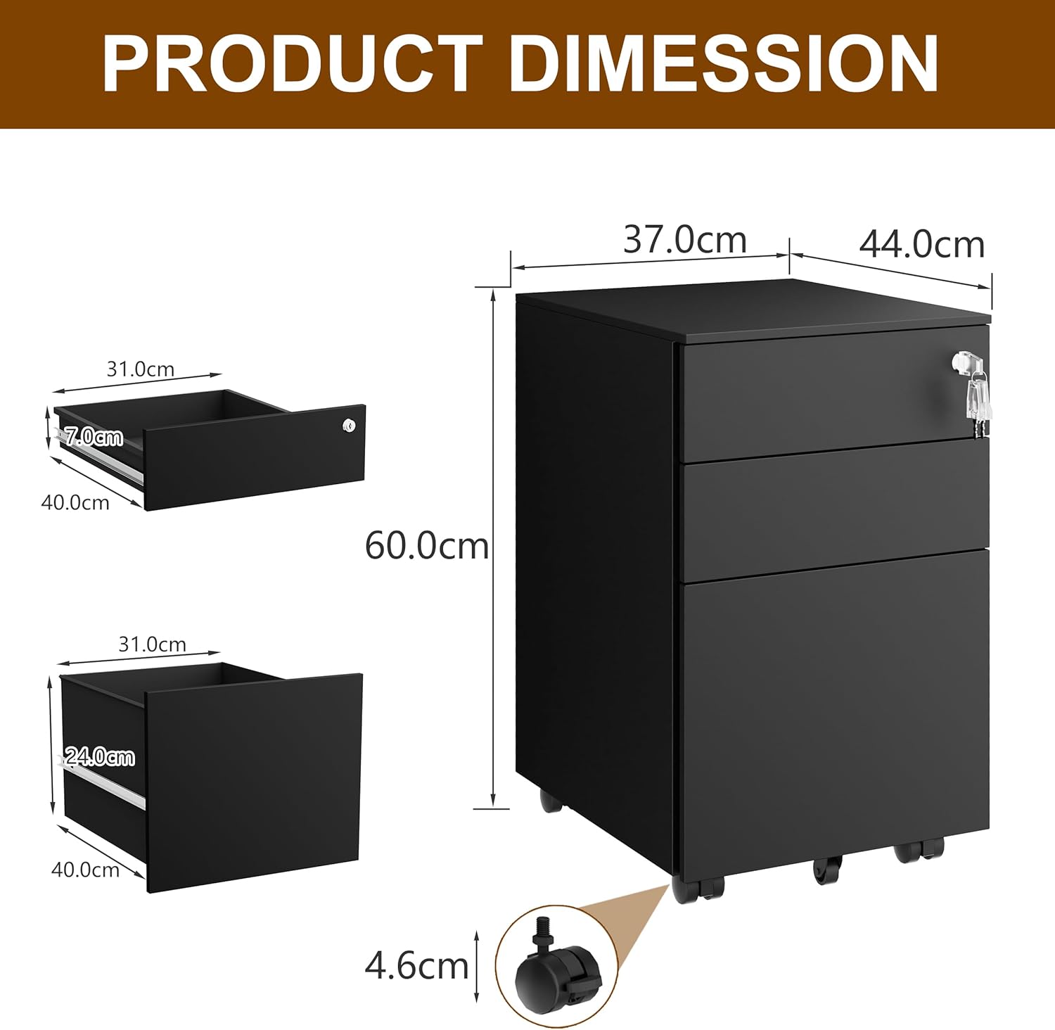 Cassettiera da Ufficio - immagine 3