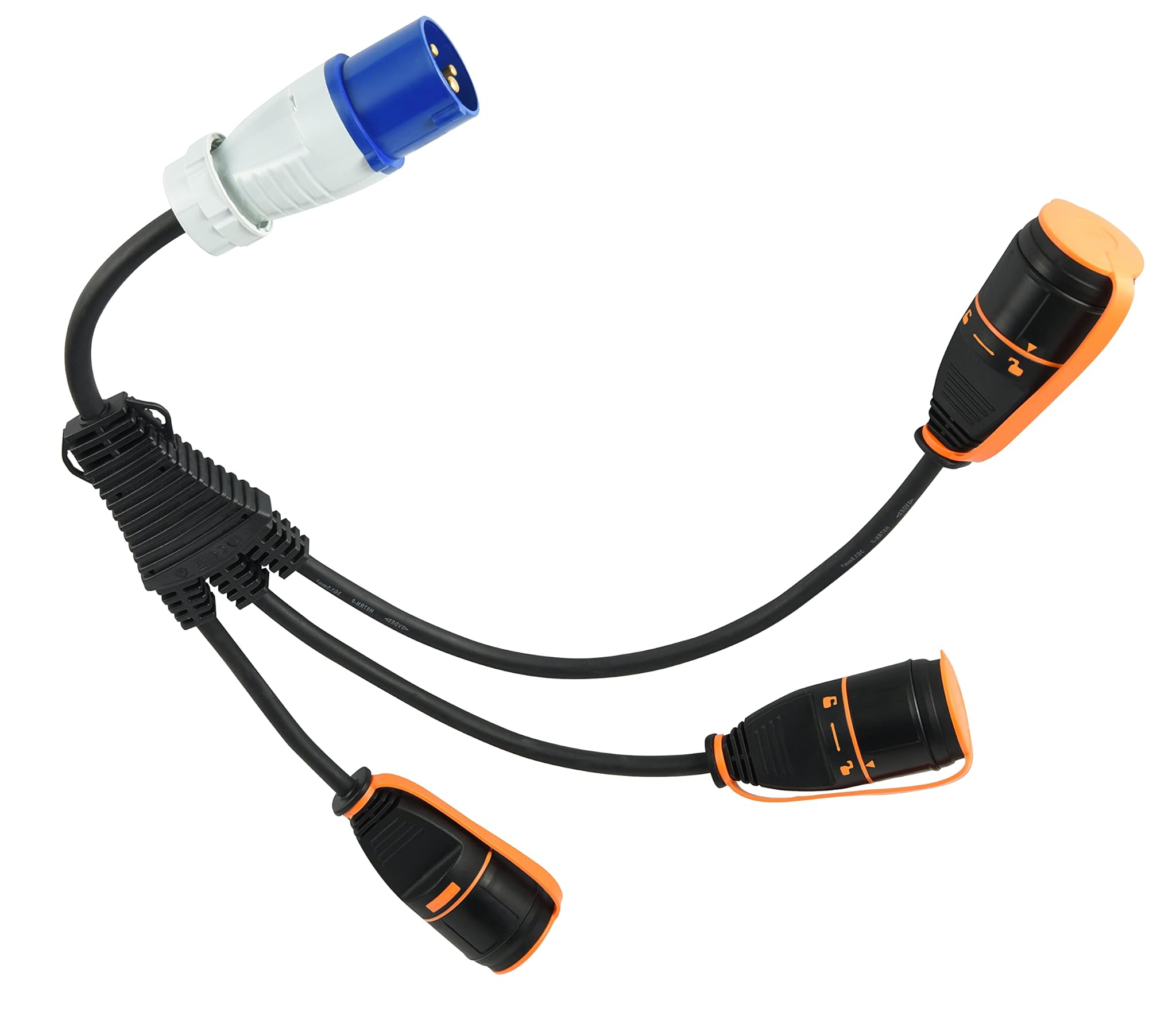 Electraline 46151 Splitter 3 Prese Schuko Electralock IP44