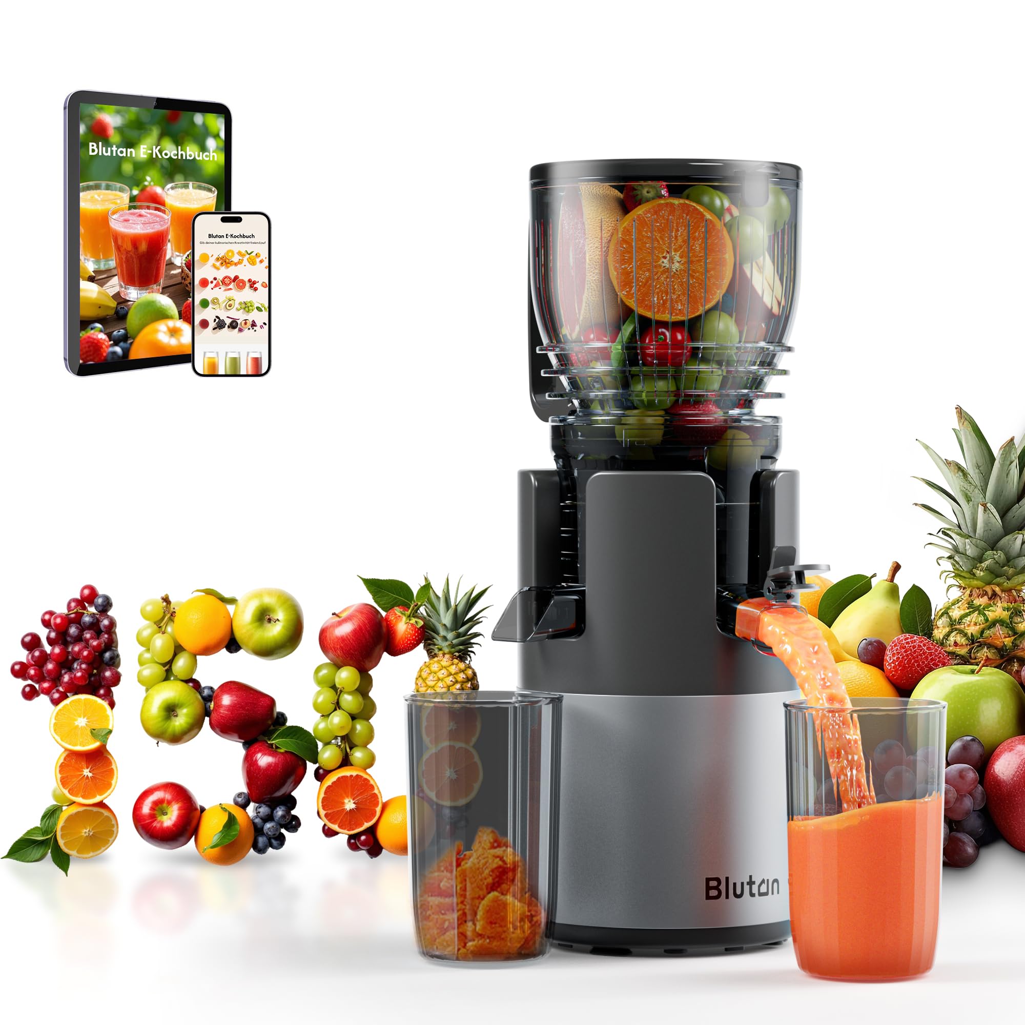 B Megajuicy 150 mm XL - Slow Juicer 300W