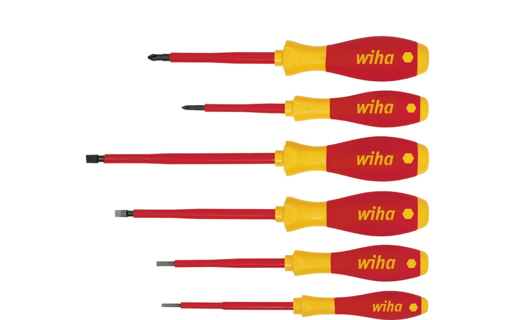 Wiha Set Cacciaviti SoftFinish® electric, 6 pezzi