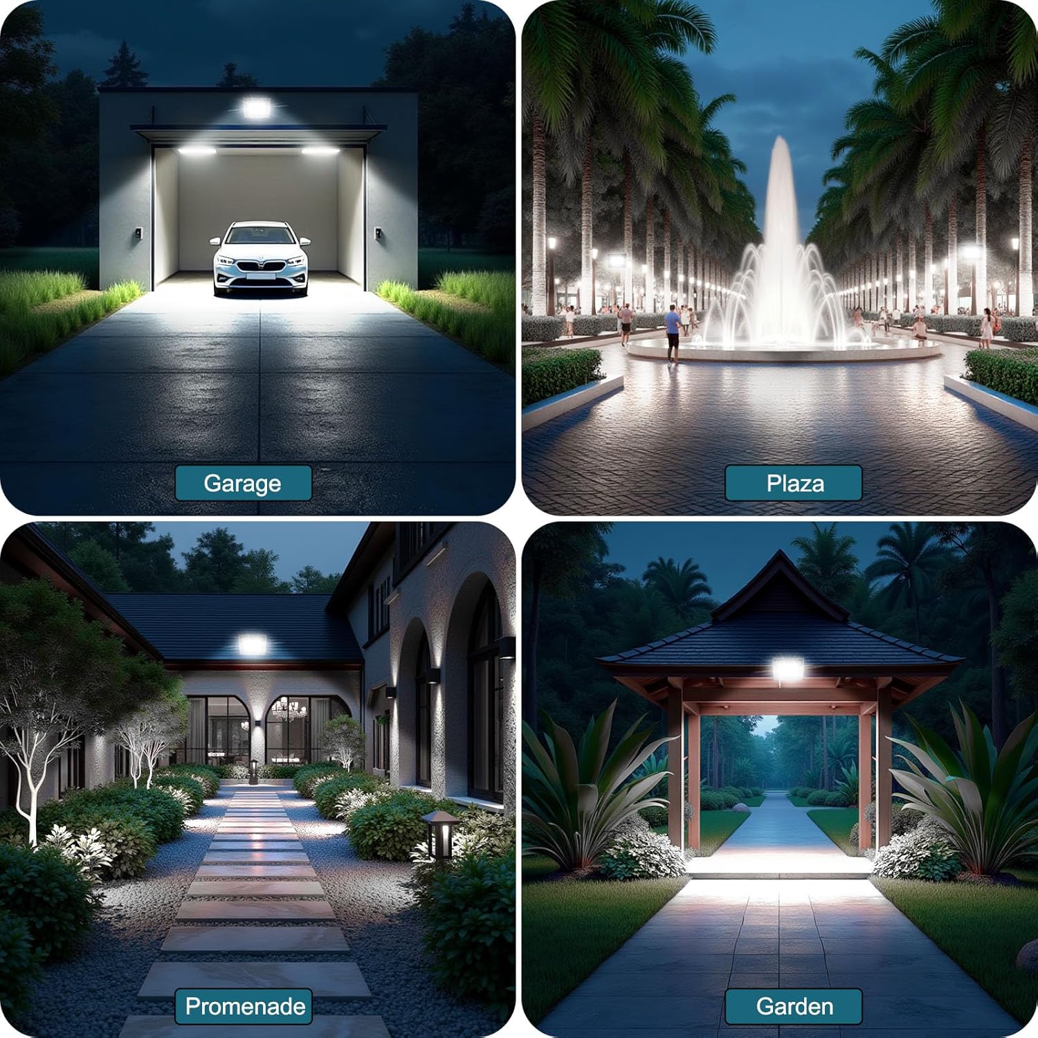 Eleganted Faretto LED da Esterno 150W 6500K - immagine 7